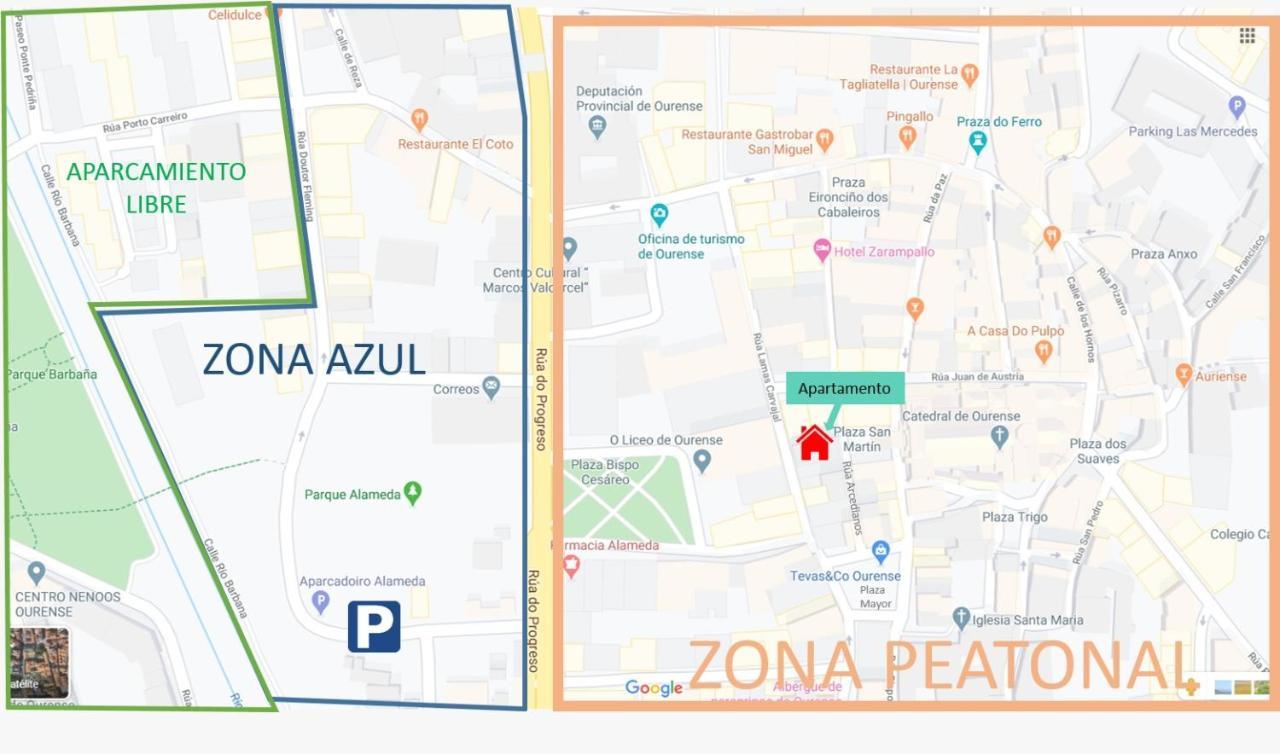 Appartamento Apartamento Portico Paraiso Ourense Esterno foto